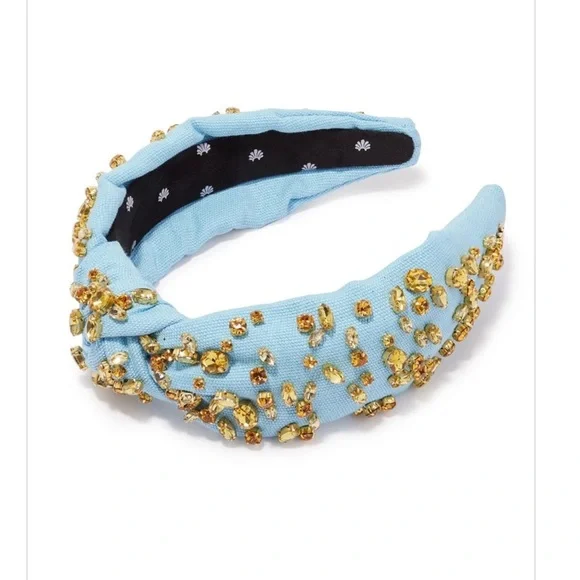 ? Lele Sadoughi Sunshine Mixed Crystal Headband Lele Sadoughi Kids Knotted Mixed Crystal Headband main image 4